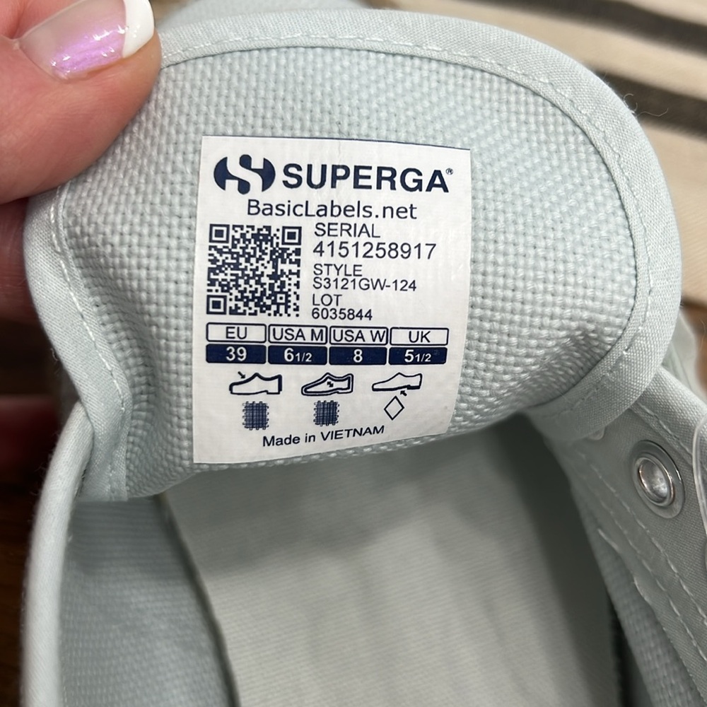 Brand NEW Superga Fantasia Espadrille Slide Sneakers Size 8 - Picture 3 of 6